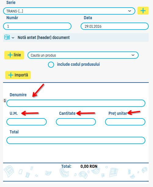 Cum adaug un aviz de însoțire a mărfii? - pasul 8